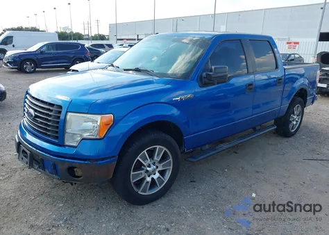 2014 Ford F-150 Stx из США, поврежденный, VIN 1FTEW1CM2EKE37759